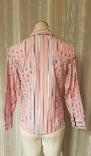 Camisa de rayas rosa y azul de Lloyds