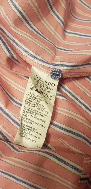 Camisa de rayas rosa y azul de Lloyds