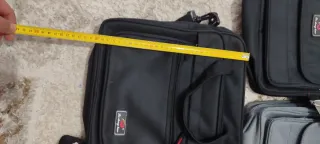 Borsella tracolla nera e grigia