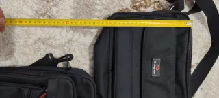 Borsella tracolla nera e grigia