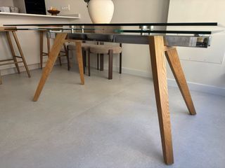 Mesa extensible cristal KIOTO