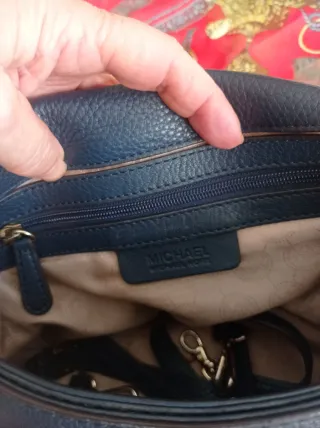 Bolso Michael Kors Bedford Azul Marino