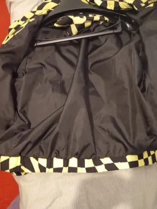 Chaqueta H&M Unisex Cuadros Amarillo/Negro