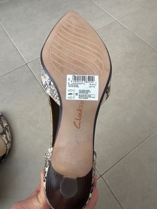Zapatos Clarks Piel Serpiente Talla 37,5