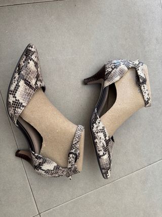 Zapatos Clarks Piel Serpiente Talla 37,5