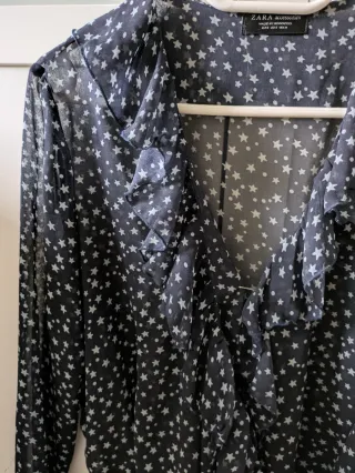 Body Zara estrellas azul marino