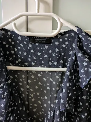 Body Zara estrellas azul marino
