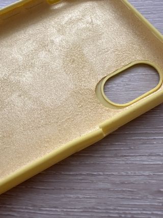 Custodia iPhone XR Giallo Pastello