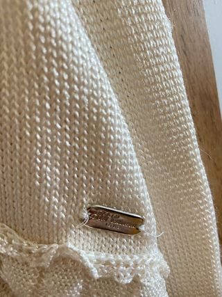 Chaqueta Pili Carrera Perlé Blanca