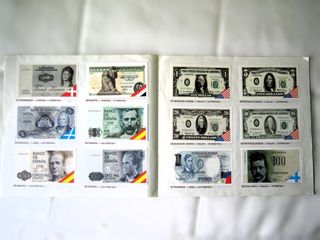 Álbum Mundi Billetes Coleccionismo Años 80