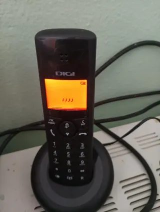 Teléfono Inalámbrico Digi Negro