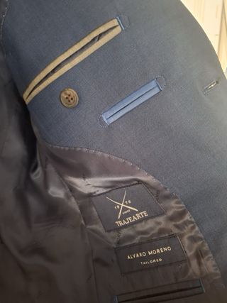 Traje juvenil azul Alvaro Moreno