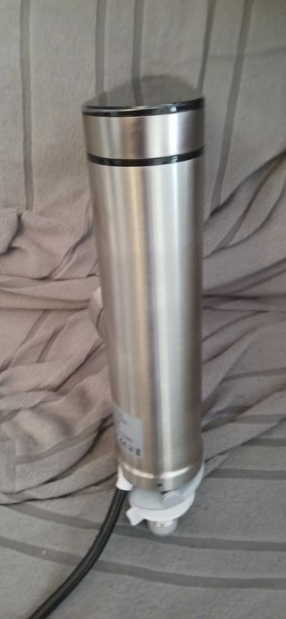 Grifo electrico de agua caliente acero inoxidable