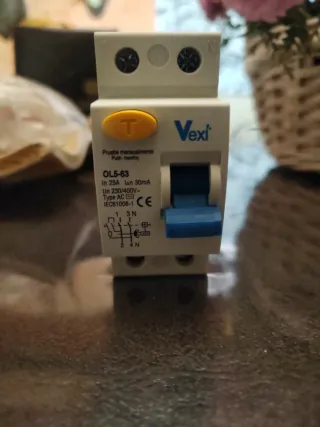 Interruptor Diferencial Vexi 25A 30mA Tipo AC 2P