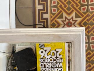 Mesa Auxiliar Vintage Cristal y Madera