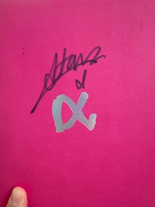 Disco de aitana con libro firmado