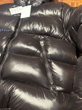 Abrigo Puffer Zara Marrón - Talla M