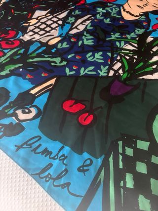 Pañuelo Bimba y Lola estampado cuadrado