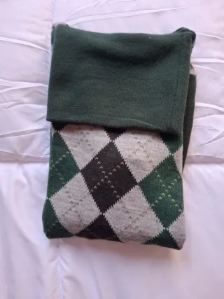 Jersey cuello alto rombos S