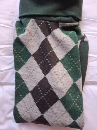 Jersey cuello alto rombos S