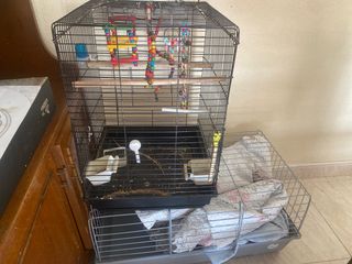 Jaula para pájaros y conejos