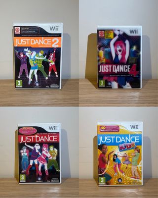 Lotto Just Dance Wii 4 Giochi (Just Dance 1, 2,