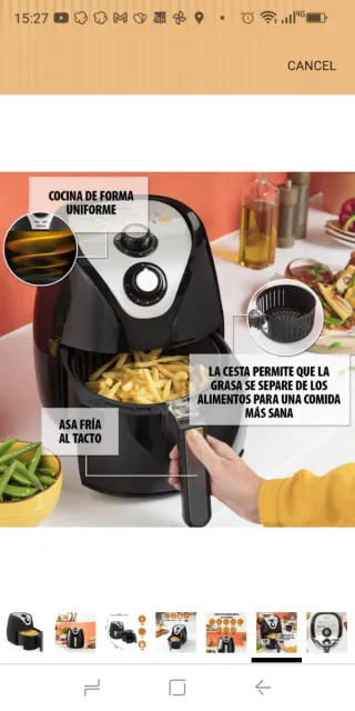 Freidora de aire Tristar