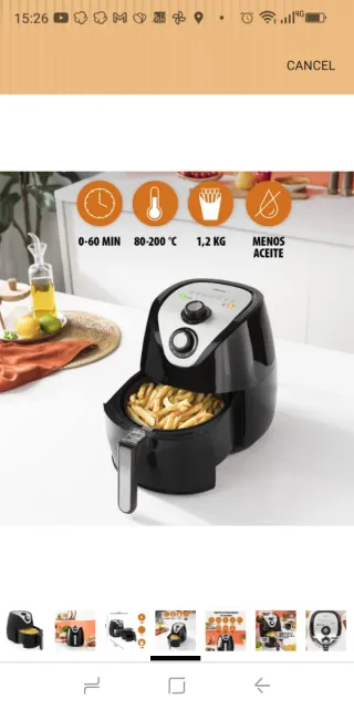 Freidora de aire Tristar