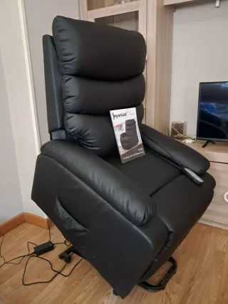 Sillón Masaje y Levantapersonas Imperial Negro