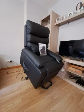 Sillón Masaje y Levantapersonas Imperial Negro