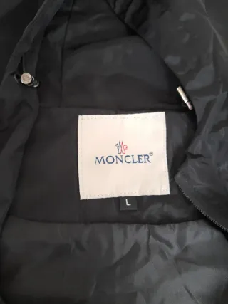 Chaqueta Moncler Negra Autentica