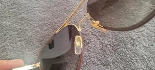 Gafas de sol Louis Vuitton Marrón y Dorado