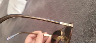 Gafas de sol Louis Vuitton Marrón y Dorado