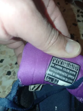 Zapatillas Skechers Mujer Talla 38 Azul/Morado