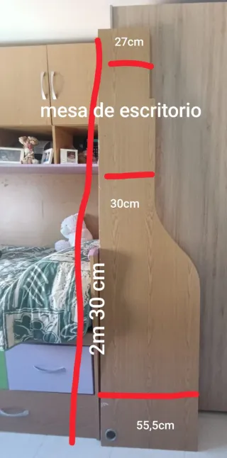 Dormitorio infantil/ juvenil completo