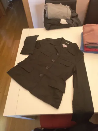 Chaqueta Mango Talla 42 Negra