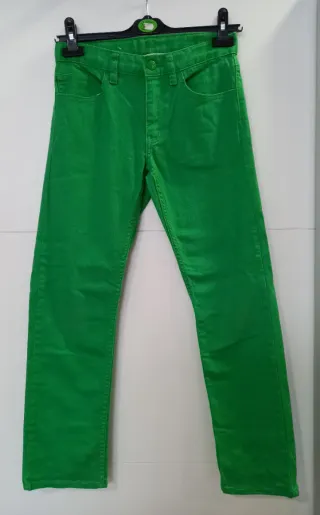 Pantalón Vaquero H&M Verde