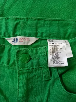 Pantalón Vaquero H&M Verde