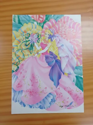 2 Hojas perfumadas con sobre y portada