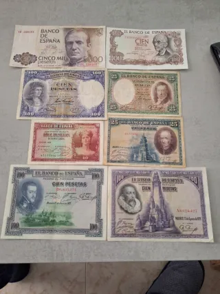 Lote Billetes Antiguos Españoles