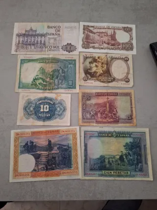 Lote Billetes Antiguos Españoles