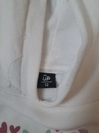 Sudadera niña corazón