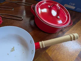 Set Cocina Juguete Ollas y Sartén