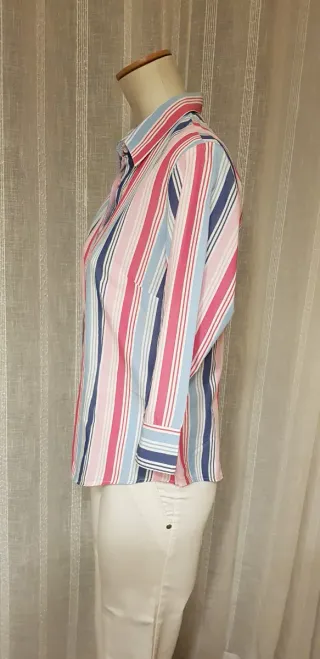 Camisa de rayas azul y rosa Lloyd's