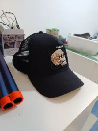 Gorra Goorin Bros Negra Skull Cancelled