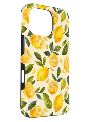 Funda iPhone 16 Pro Limones Vintage