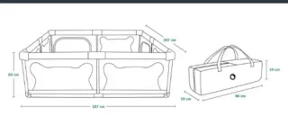 LIONELO Willow - Parco giochi XL. Recinto