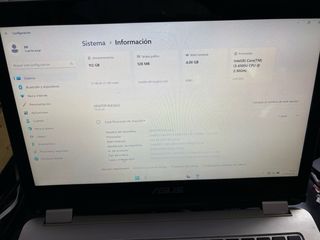 Portátil Asus Táctil W11