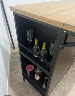 Set 4 muebles de salón estilo industrial