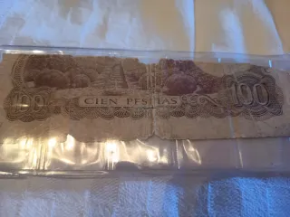 Medio billete 100 pesetas